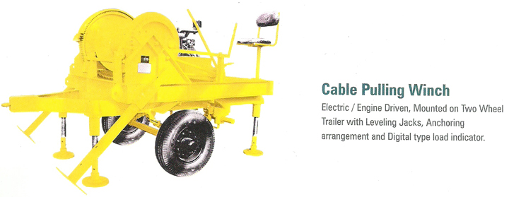 Cable Pulling Winch